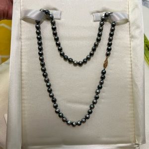 COPY - Black Fresh water pearl necklace